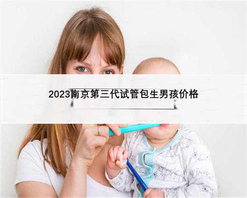 2023南京第三代试管包生男孩价格